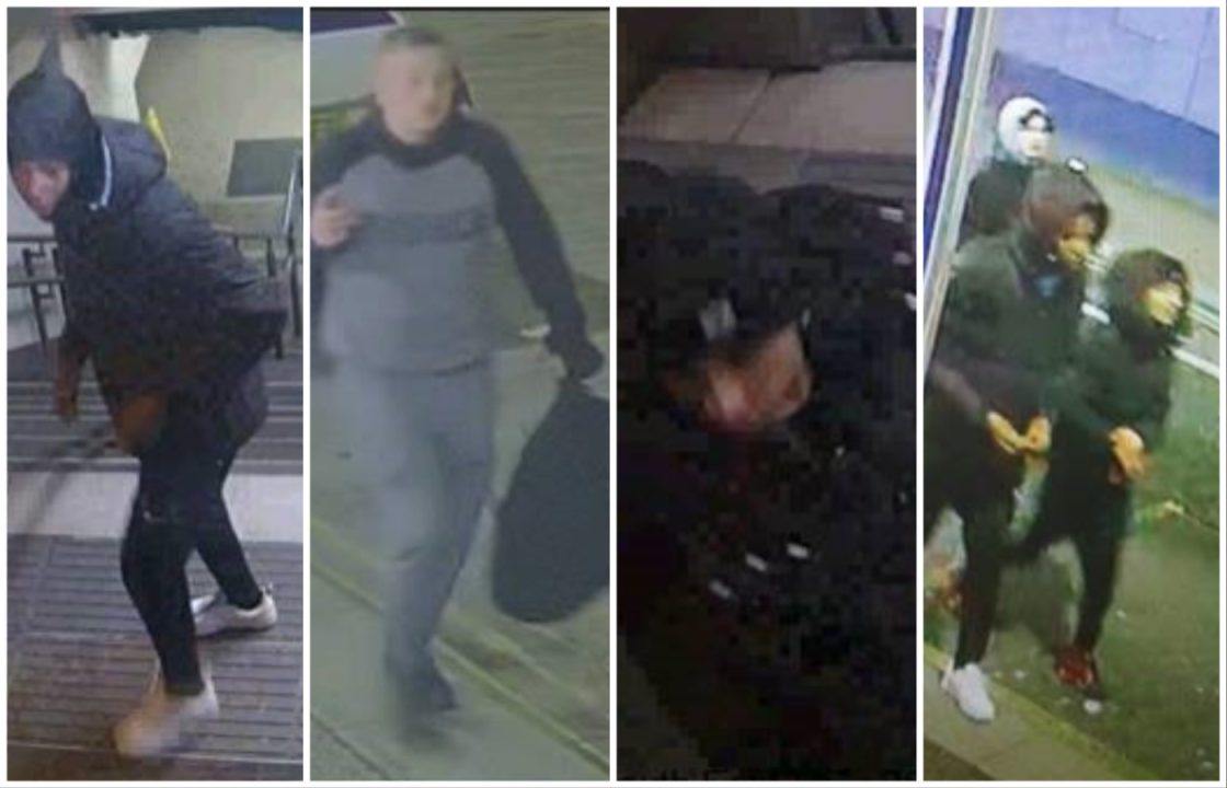 CCTV released of five men after assault in St Enoch Square in Glasgow city centre