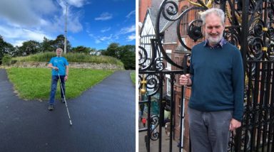 Blind pensioner to raise funds for Cancer Research in memory of best friend by walking 73 laps of Queen’s Park