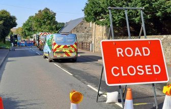 A77 remains closed five days after mains water pipe bursts