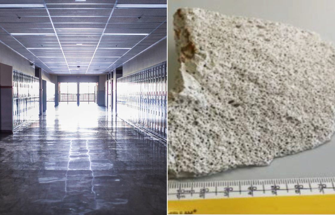 Dangerous crumbling concrete confirmed in dozens of Scottish schools