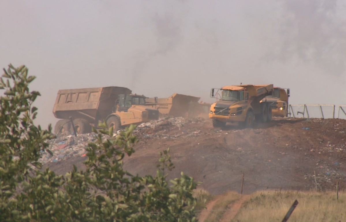 Dunbar landfill fire