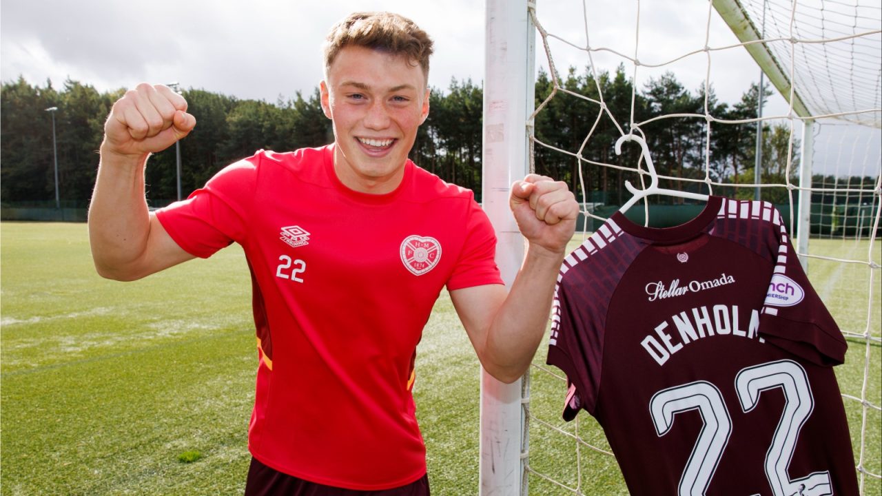 Aidan Denholm sets sights on first-team spot after extending Hearts contract