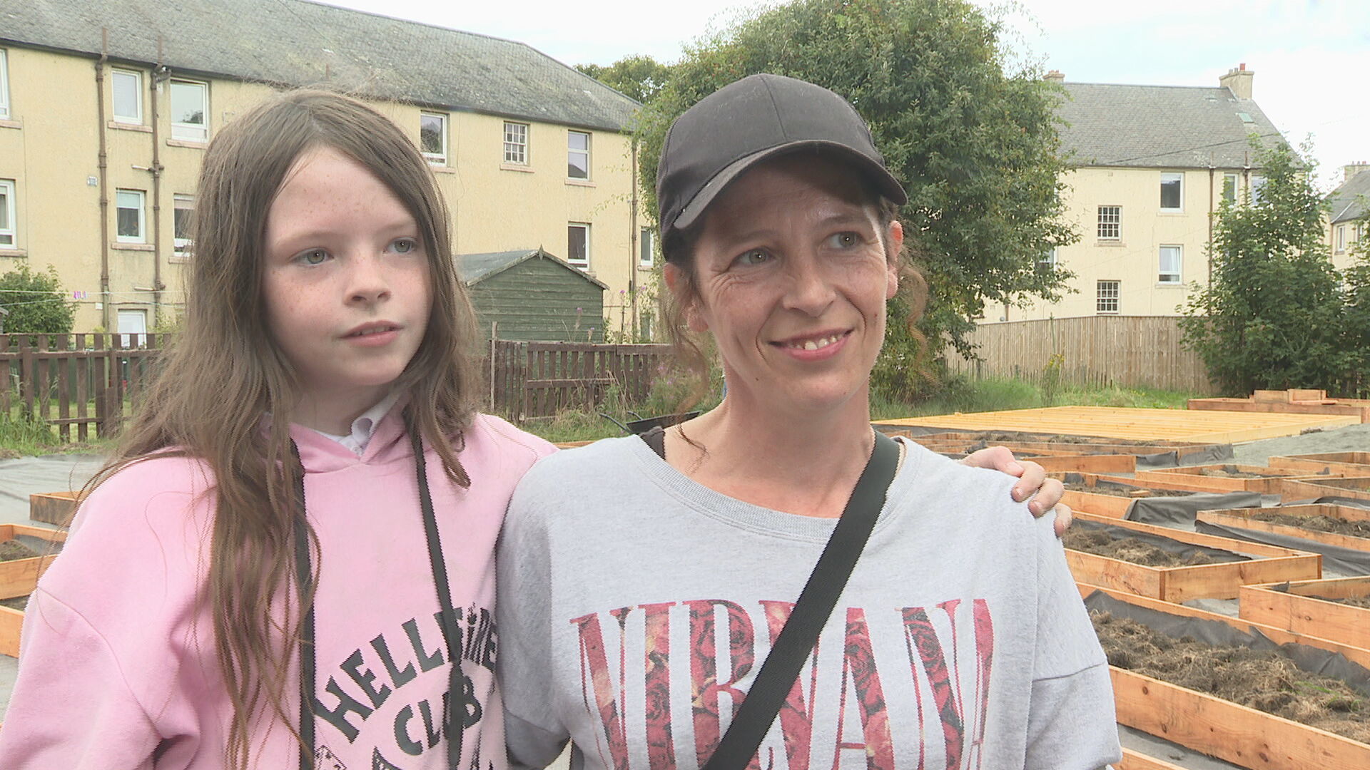 Kerry Wright with her daughter Angelina.