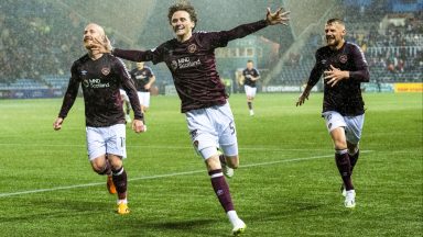 Hearts book place in League Cup semi-final with late winner at Rugby Park