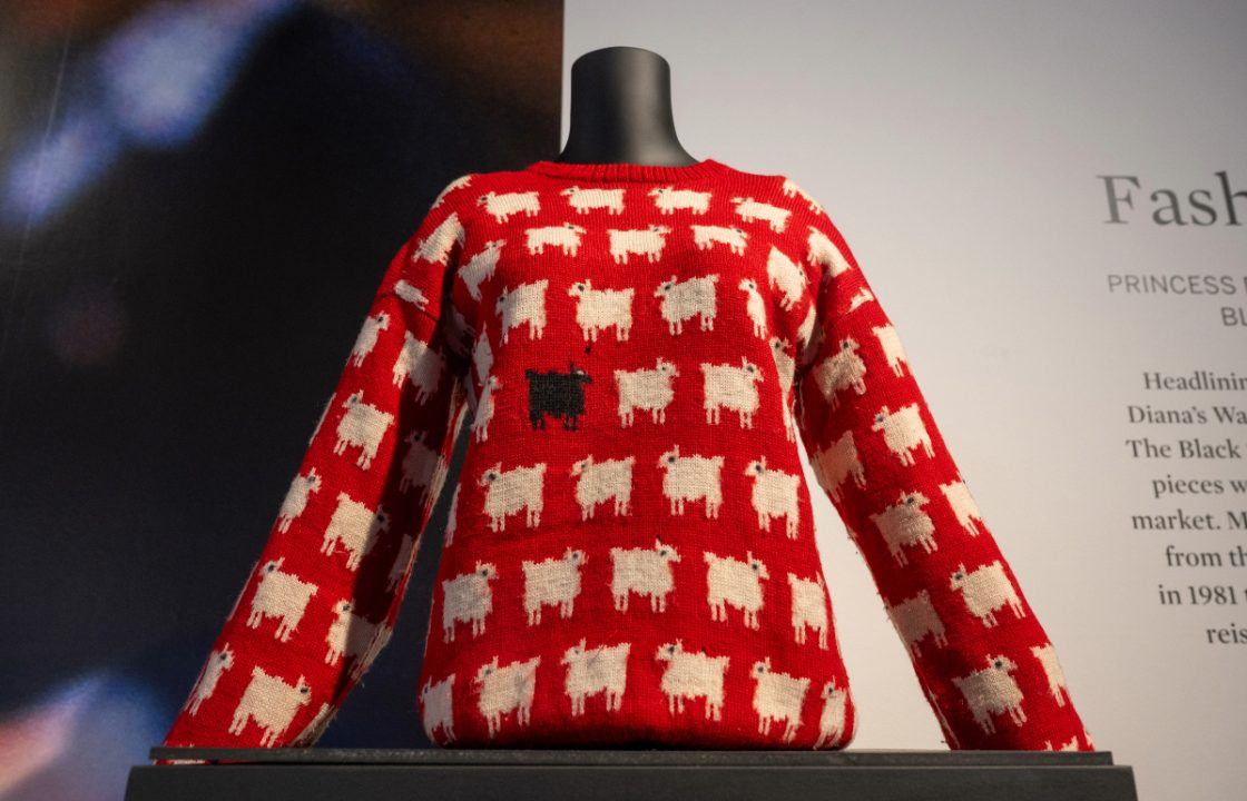 Diana’s black sheep jumper sells at auction for almost £1m