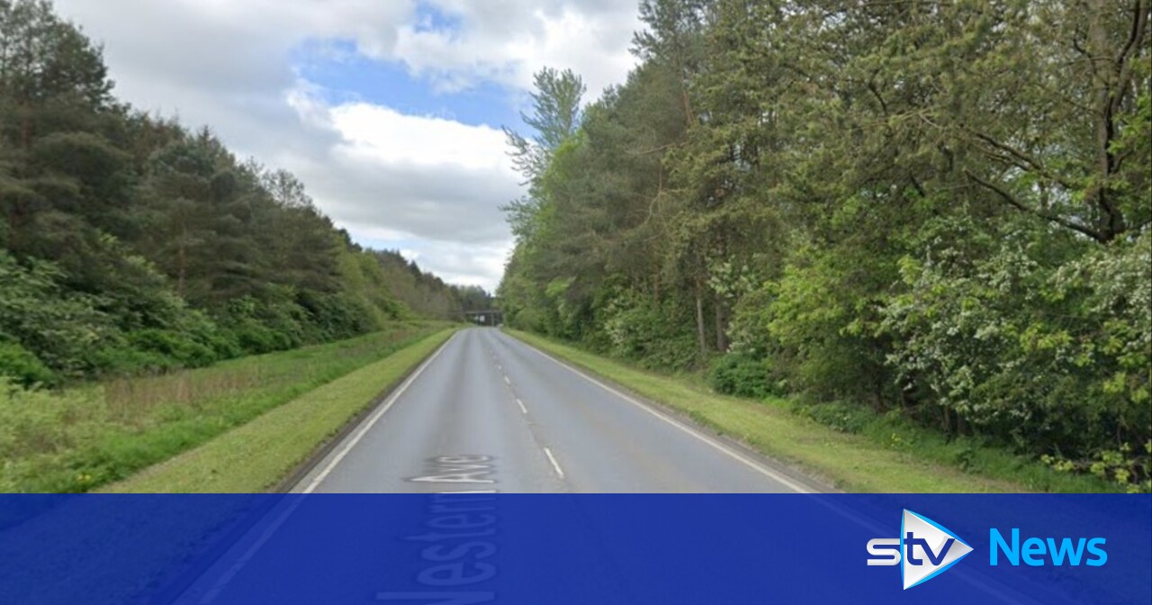 Burning tyre thrown onto Glenrothes road from woodland in 'reckless act