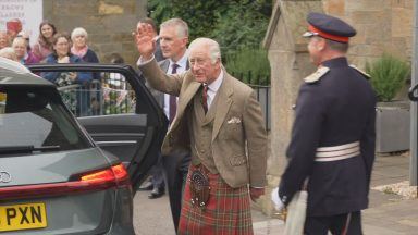 King Charles meets anti-poverty charity in Kinross visit