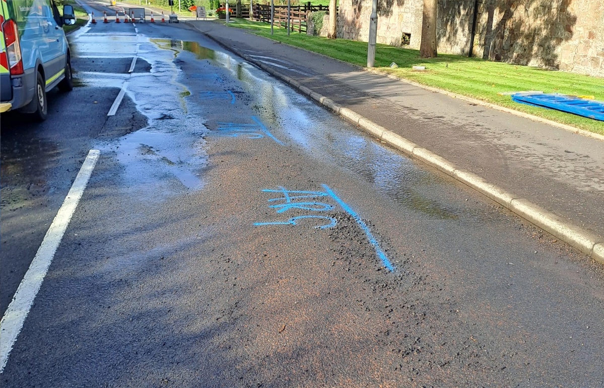 A77 in South Ayrshire to remain closed following water mains