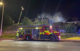 Plumes of smoke seen across Dundee city as fire crews tackle blaze for hours