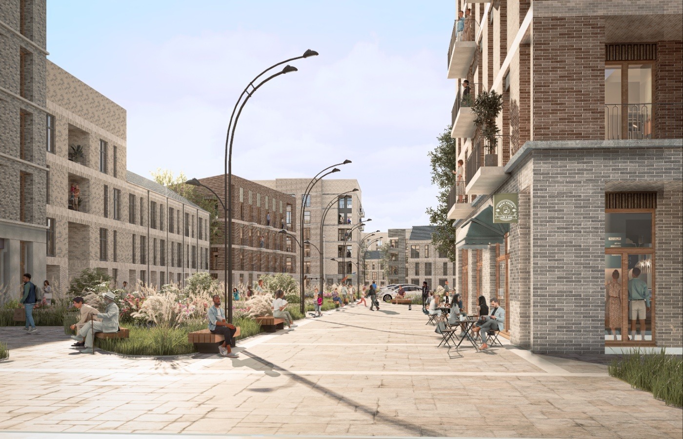 The plans for the redevelopment of East Kilbride town centre.