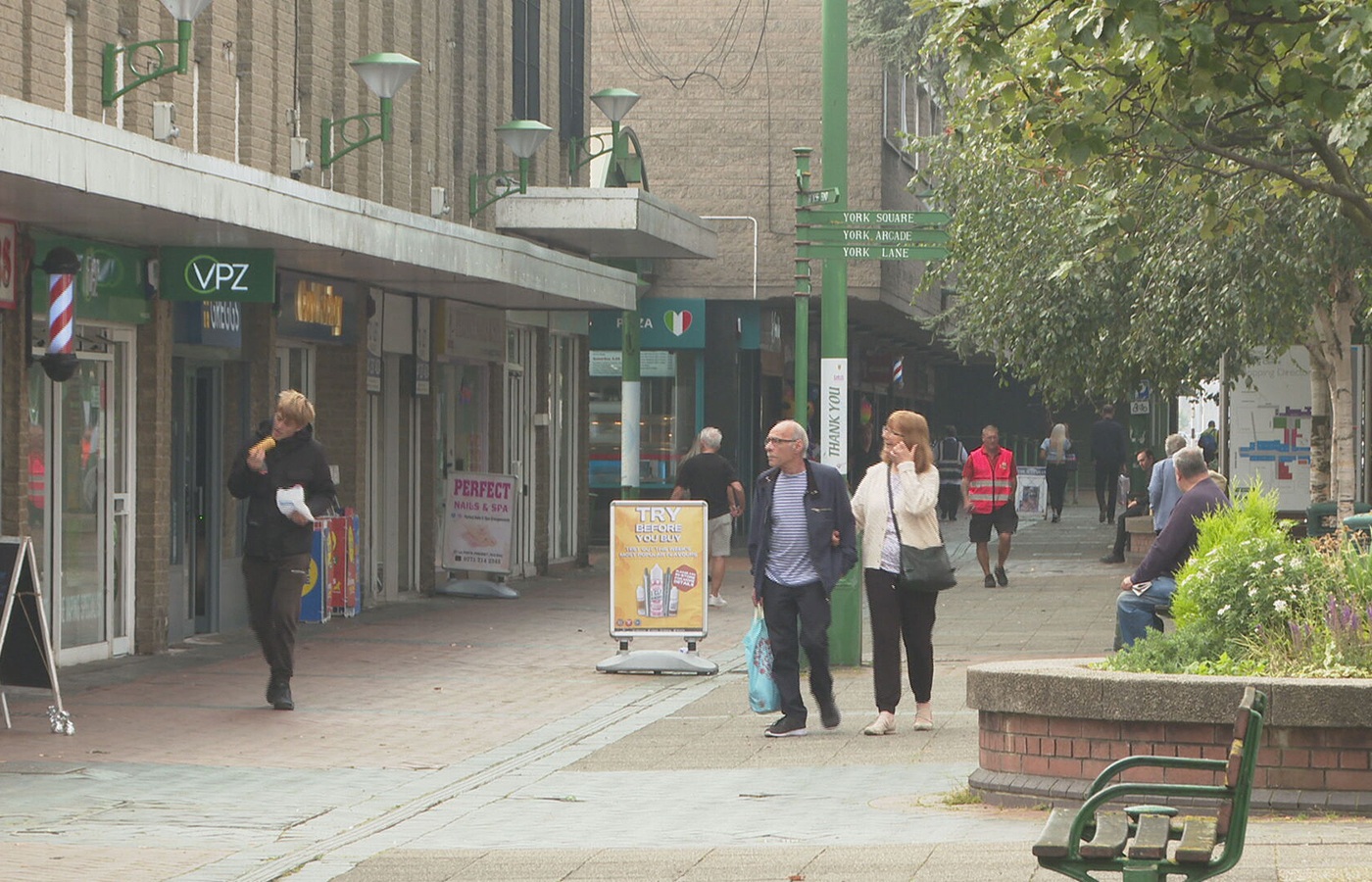 Grangemouth town centre.