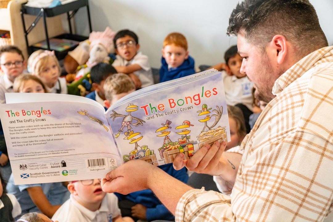 Education Scotland: World-first cyber security story book aimed at young children is unveiled