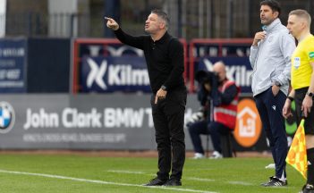 Tony Docherty confident Dundee are in good hands while he serves touchline ban