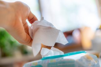 Wet wipes containing plastic to be banned across UK in bid to reduce marine litter