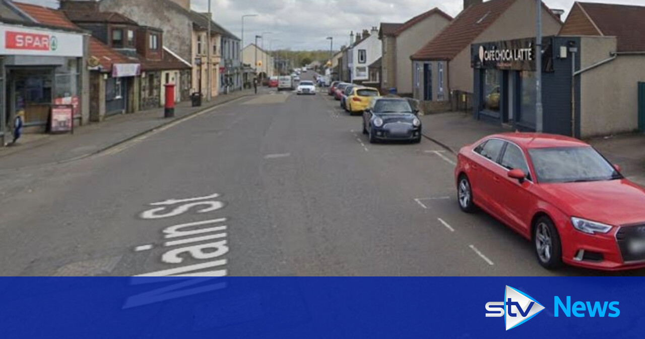 Driver taken to hospital after crashing car into garden wall | STV News
