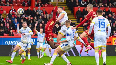 Aberdeen held to goalless draw by bottom side St Johnstone at wet Pittodrie
