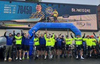 Rugby star Kenny Logan and celebrity team start 700-mile cycle for Doddie Weir MND charity