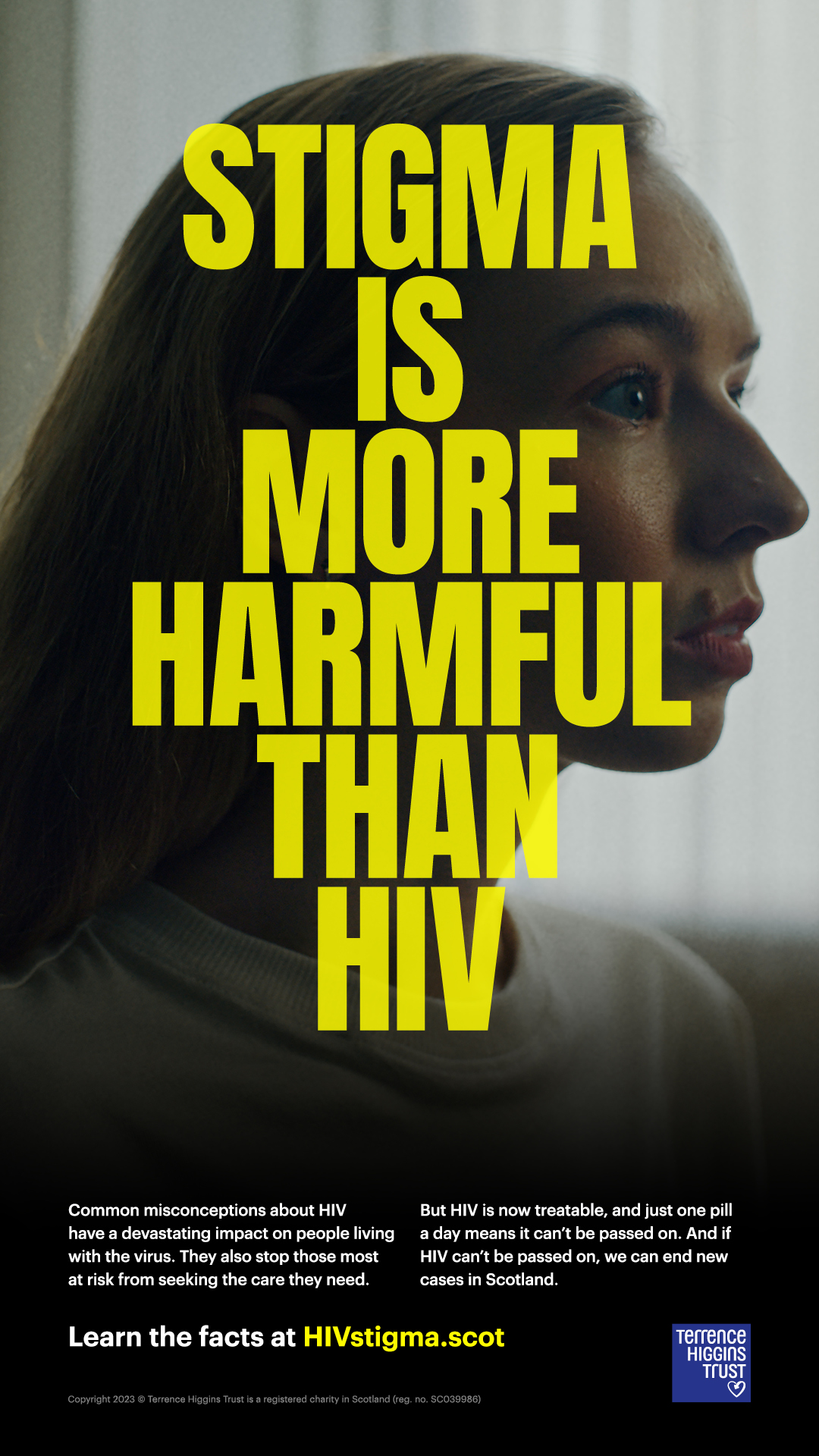 The first major new campaign on HIV in Scotland focusses on stigma.