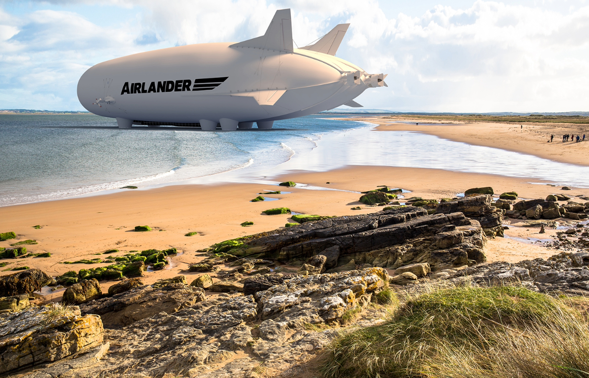 The Airlander 10 would operate from a number of landing sites. 