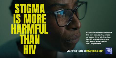 New ad aims to tackle stigma and misinformation around HIV while encouraging Scots to access testing