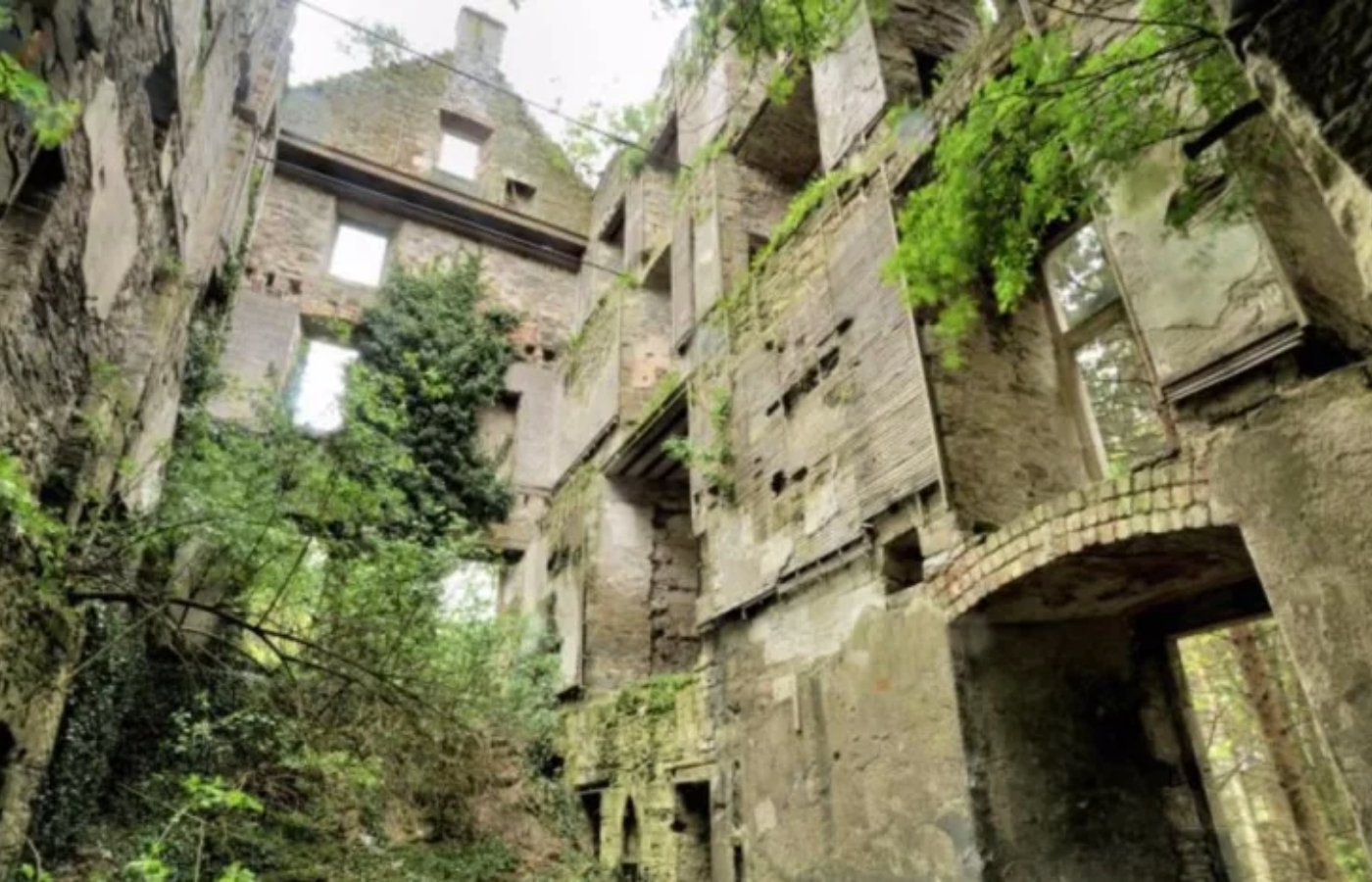 Cavers Castle in the Scottish Borders.