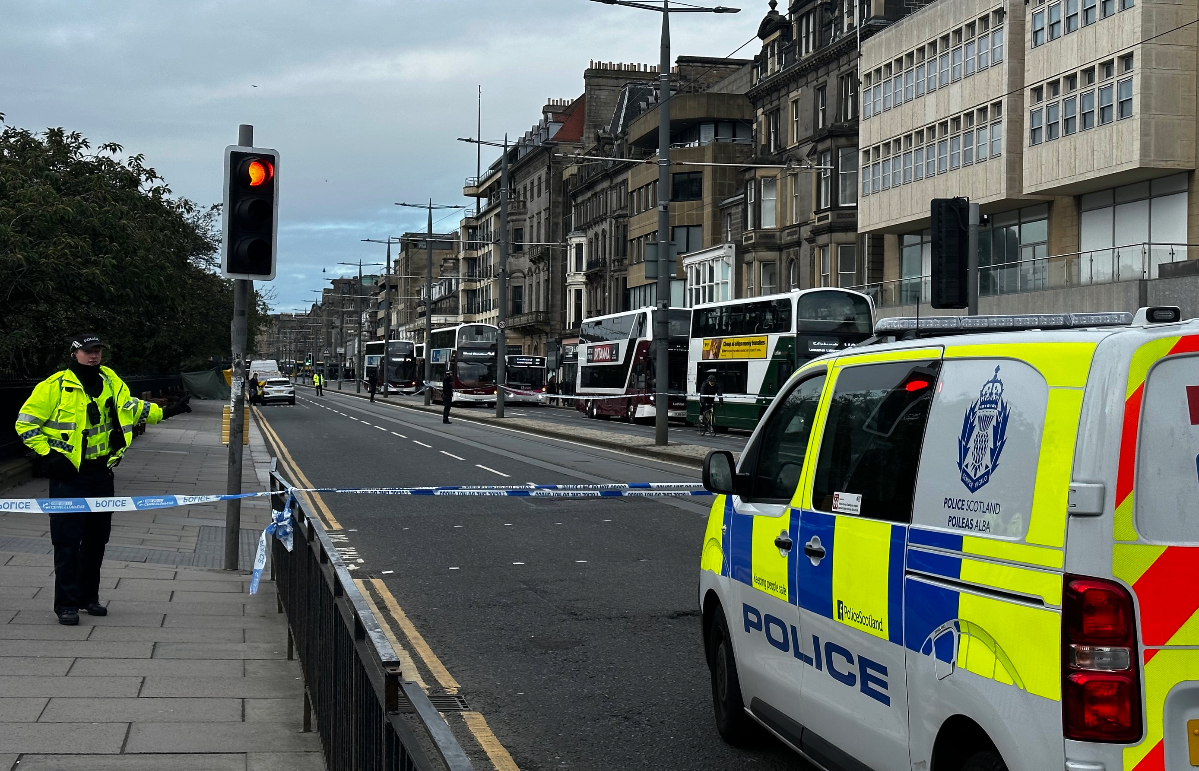 Transport in the city centre is disrupted as a result of the incident.