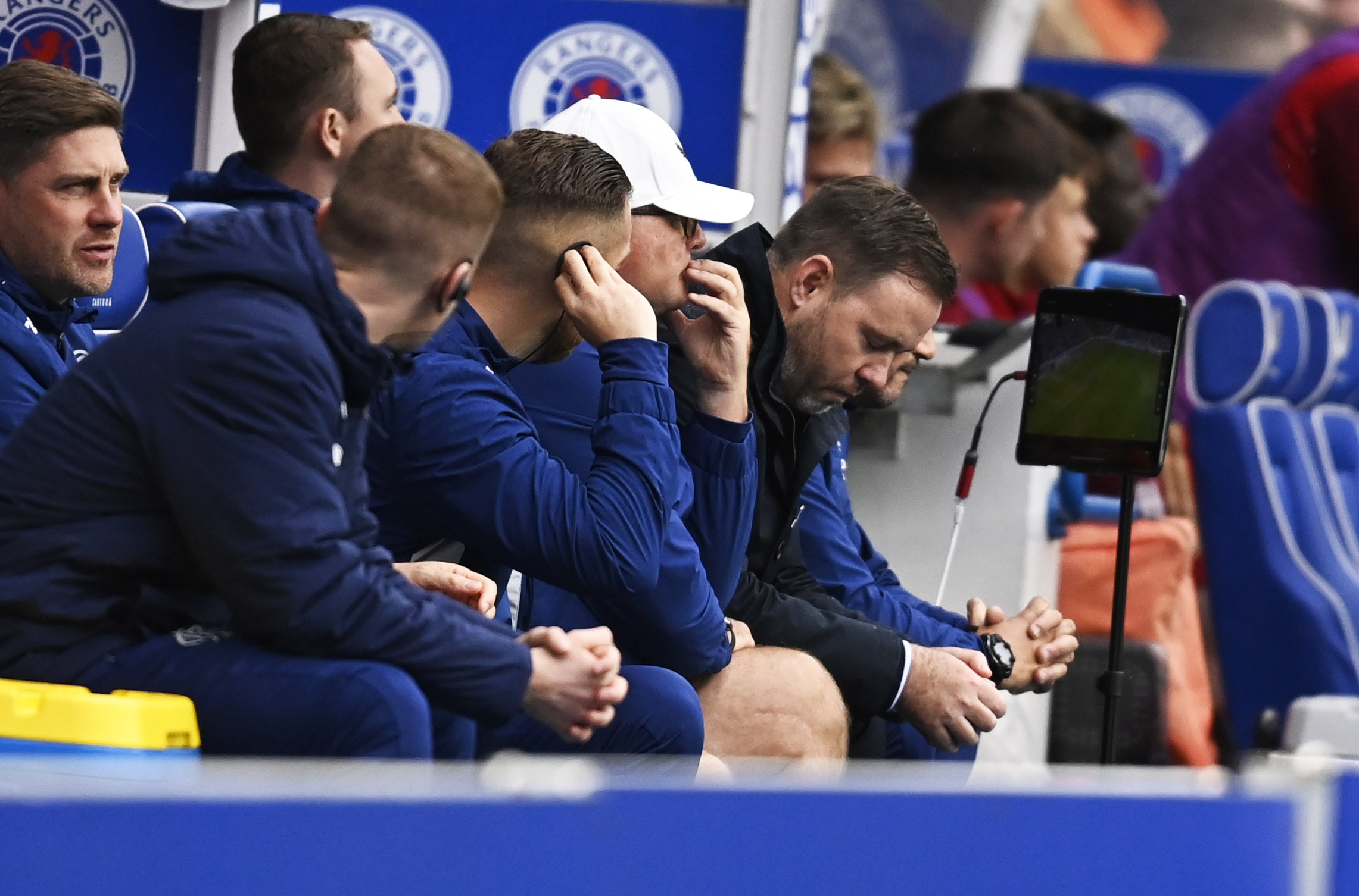 Rangers Manager Michael Beale during a cinch Premiership match between Rangers and Aberdeen at Ibrox Stadium, on September 30, 2023.