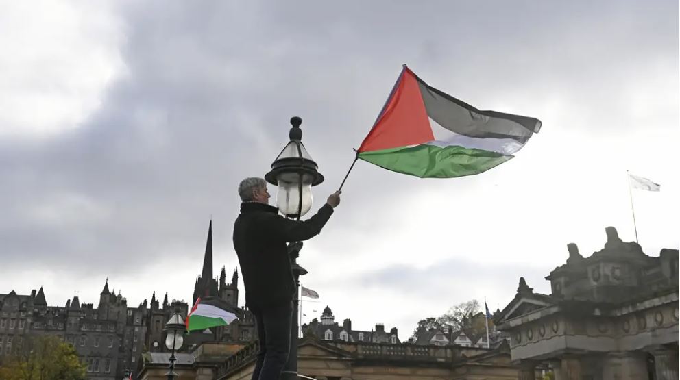 ‘Not in our name’: pro-Palestine protesters march to demand ceasefire