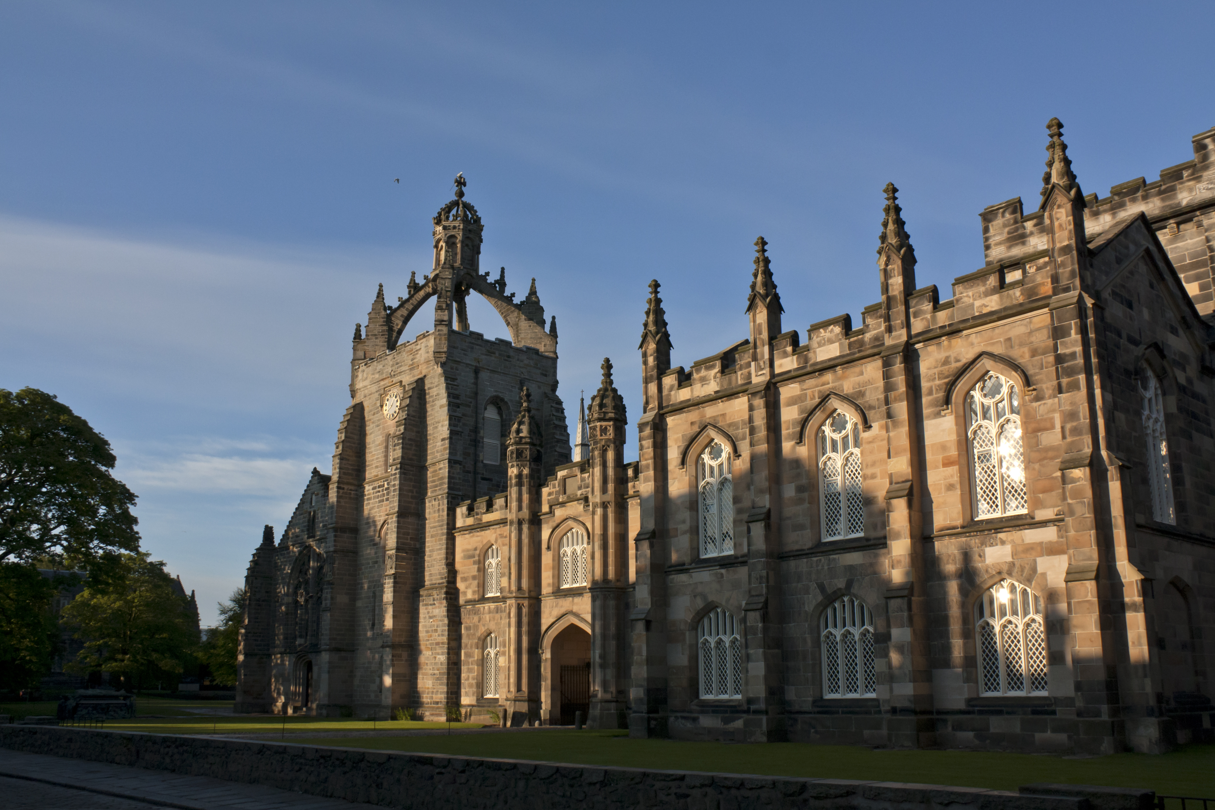 The King's College Chapel, built in the late 15th century, is the oldest building of the University of Aberdeen.