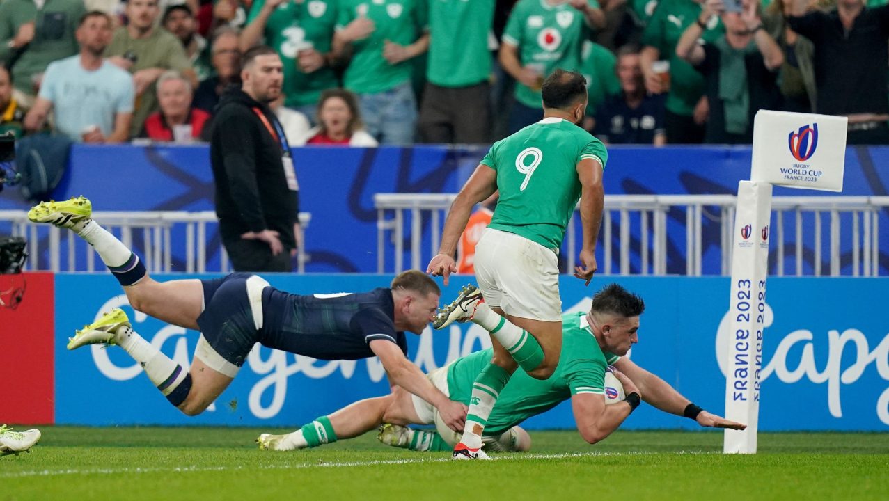 Scotland knocked out of Rugby World Cup in 36-14 defeat to Ireland