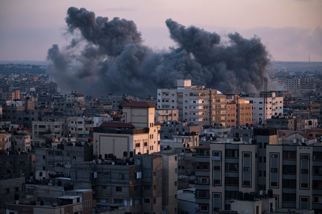 Israeli strikes demolish Gaza neighbourhoods as power plant runs out of fuel
