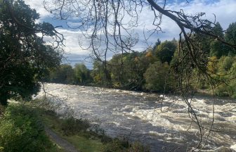 Wife saw man swept away in river amid River Tay flooding