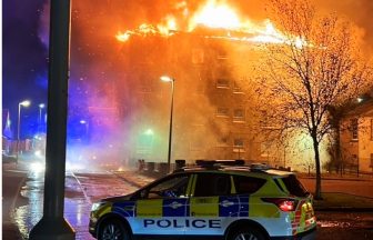 Man and woman charged with attempted murder after fire at block of flats in Lochgelly, Fife