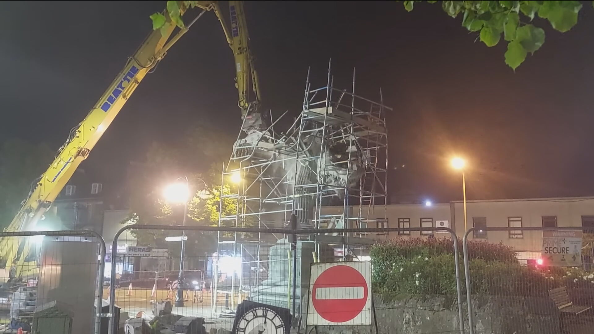 Shock at demolishing of historical Stirling clock tower