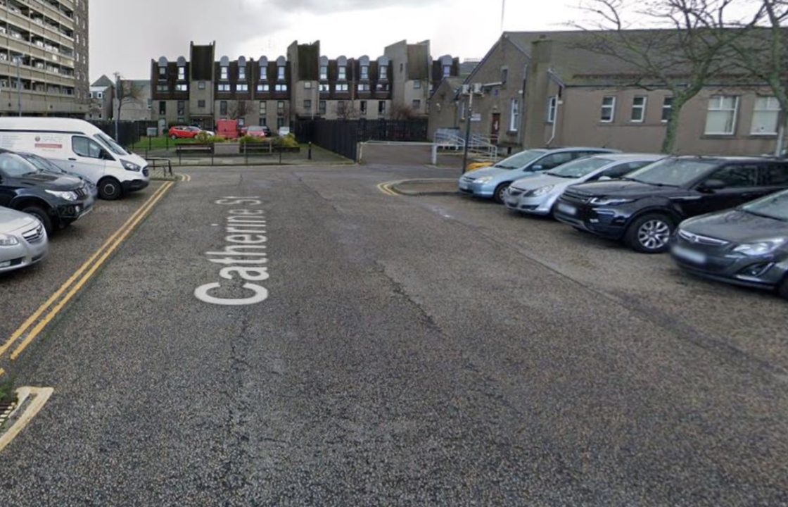 Woman left in hospital and man arrested after crash on Aberdeen’s Catherine Street