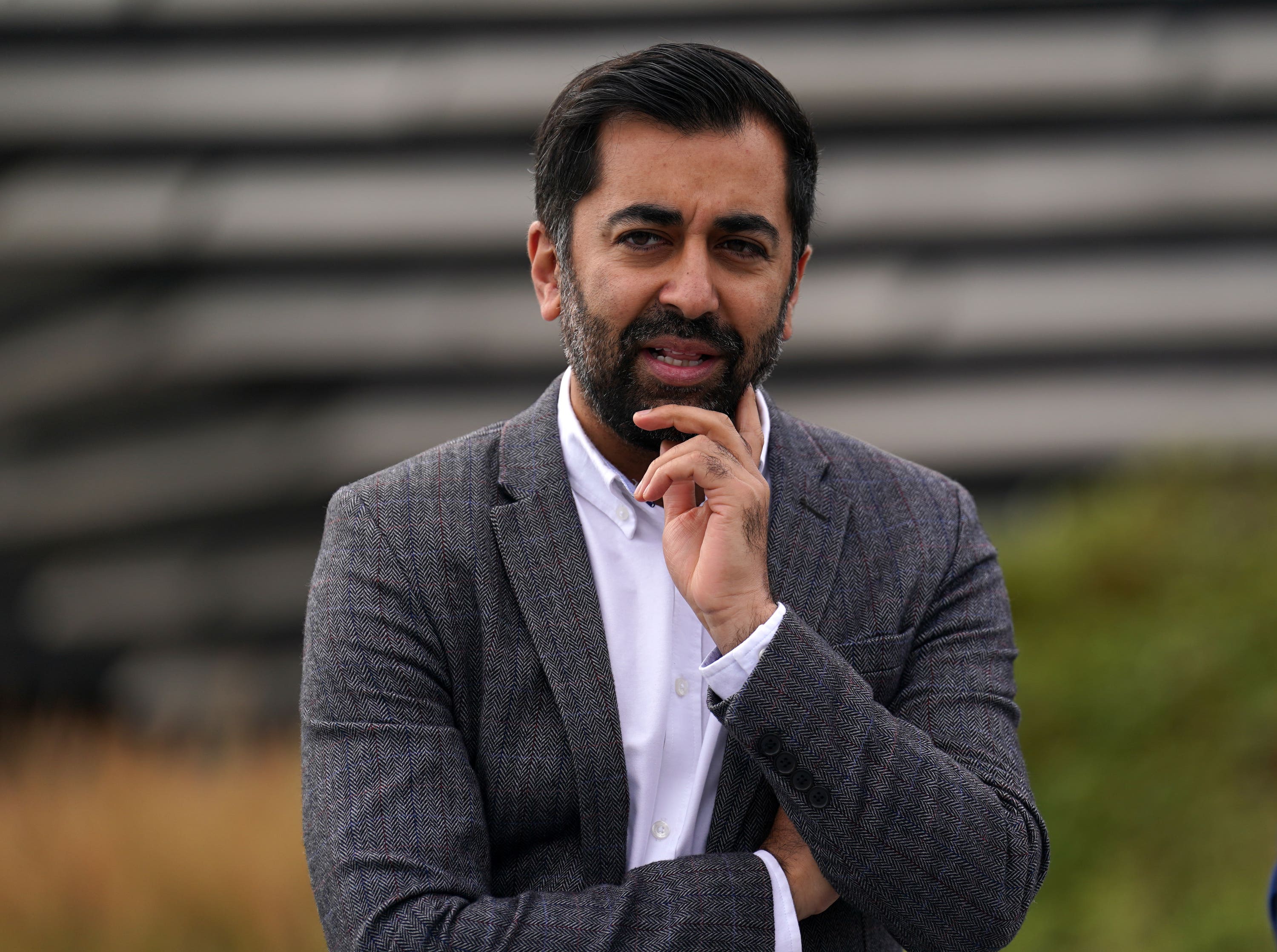 Humza Yousaf said his party must take the result ‘on the chin’.