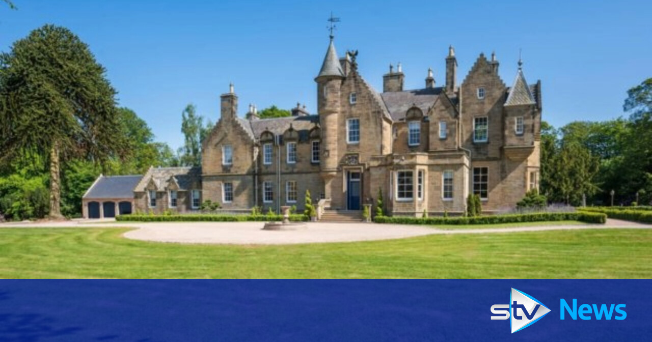Baronial Scottish Ormiston Castle dating back 170 years goes on sale