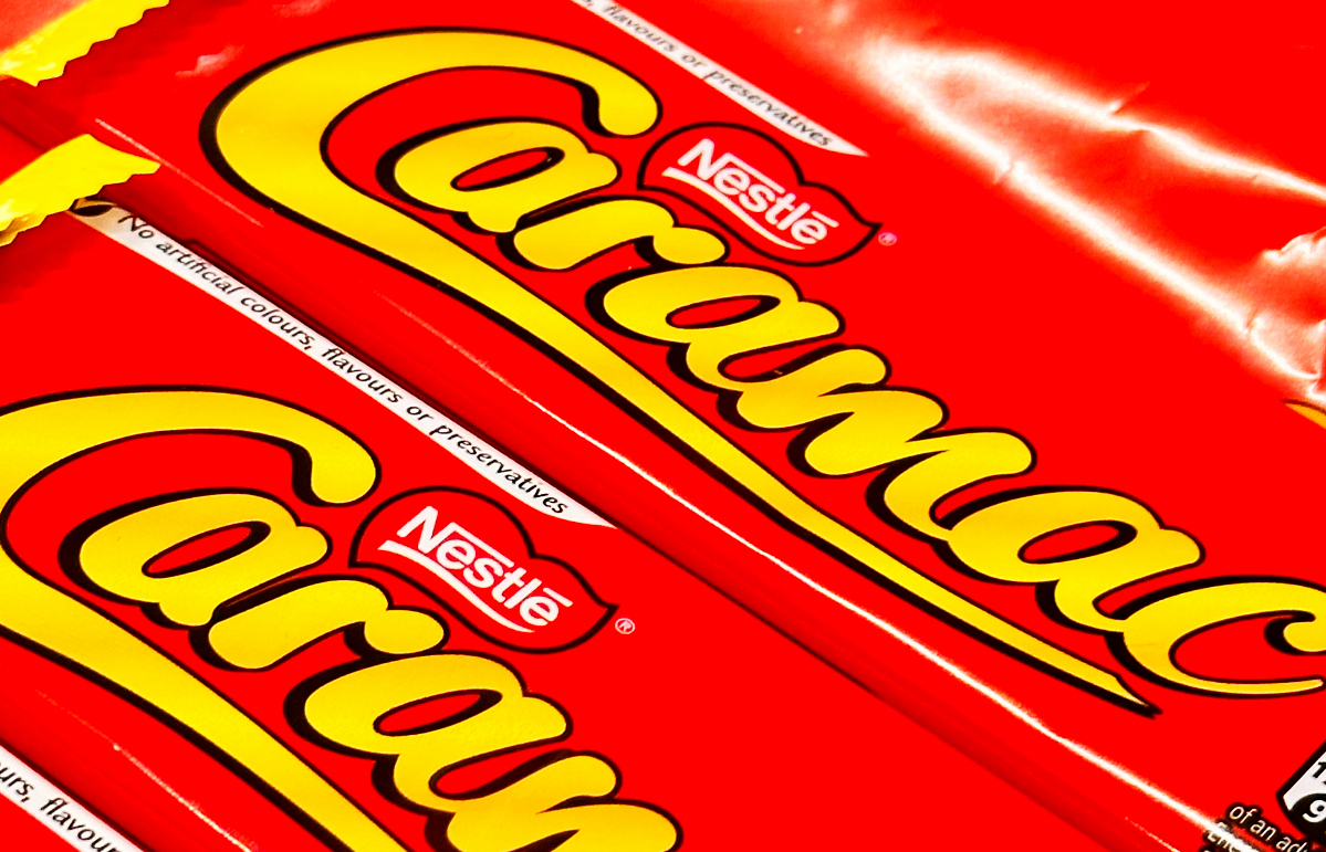 Nestle's Caramac chocolate bar was discontinued last year.
