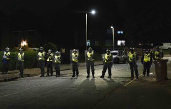 Riot police called as gang of 50 start fires on Halloween in Kirkton in Dundee