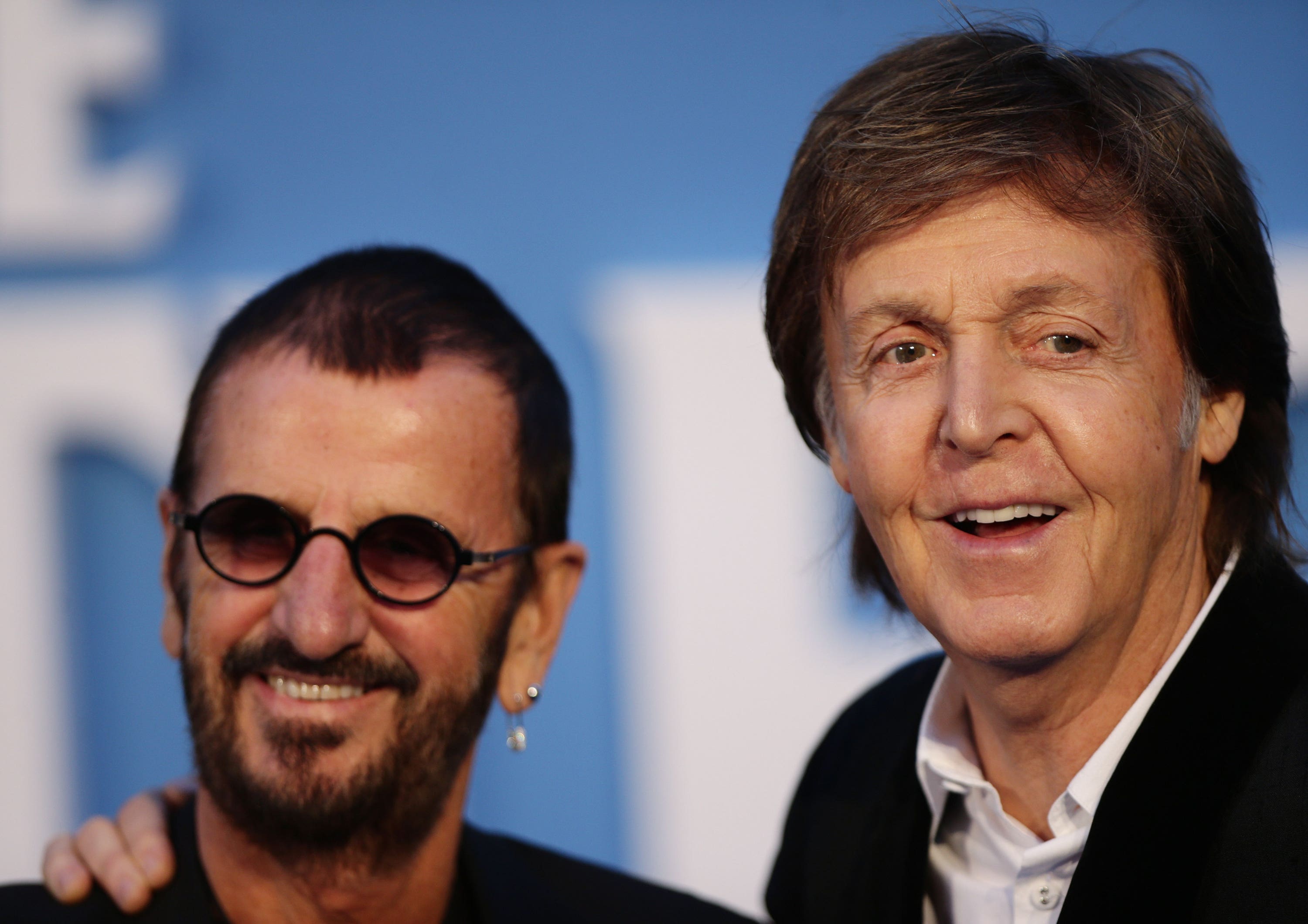 Surviving members of The Beatles Ringo Starr and Paul McCartney pictured in 2016.