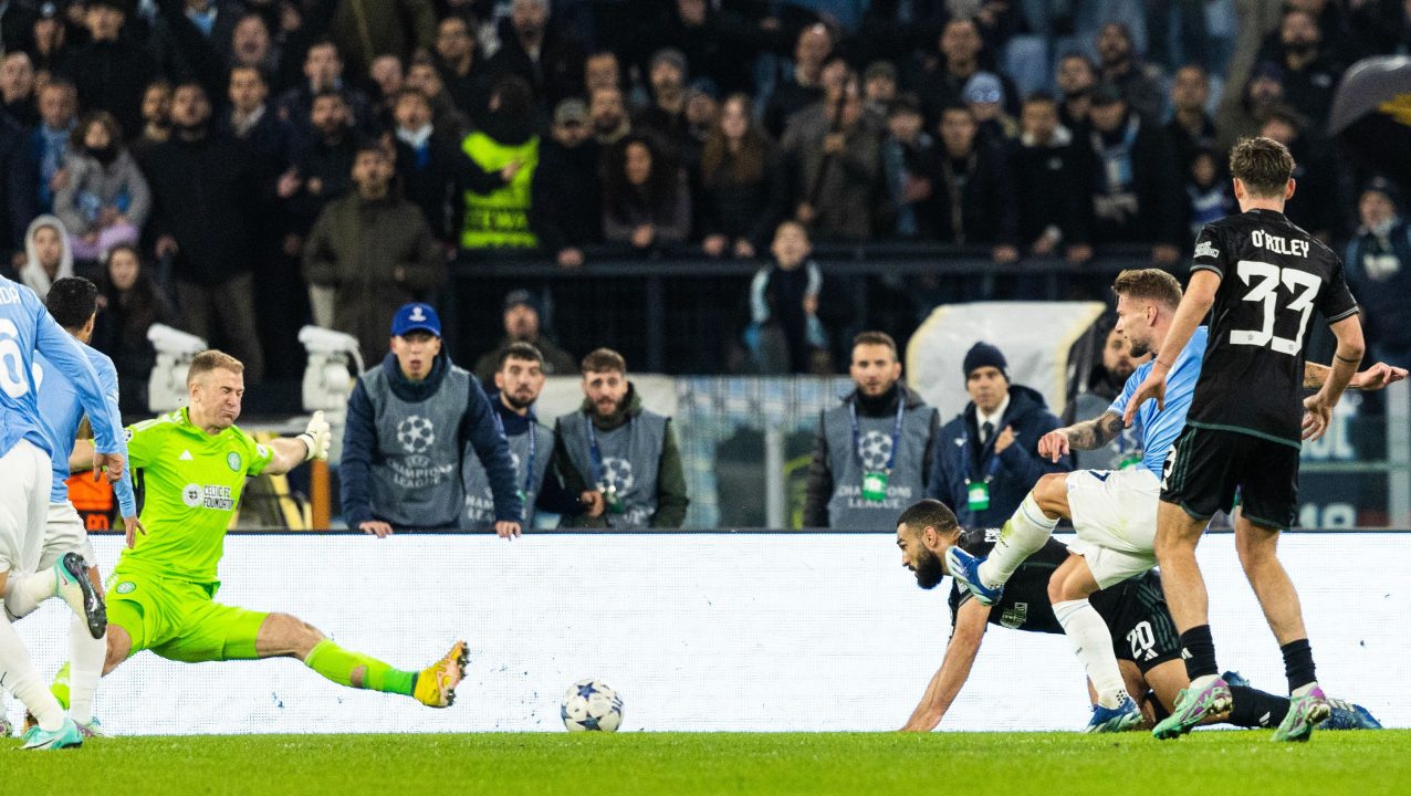 Celtic’s European hopes end with defeat against Lazio in Rome