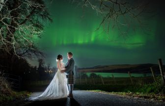 Couple share ‘special’ moment the Northern Lights ‘exploded’ with colour at their wedding in Cromarty