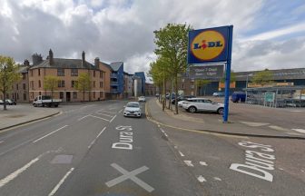 Man hospitalised after being found injured on Dundee street near Lidl supermarket