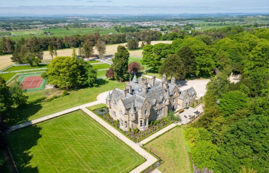Baronial Scottish Ormiston Castle dating back 170 years goes on sale