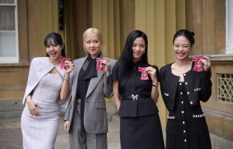 King Charles presents K-pop band Blackpink with honorary MBEs at Buckingham Palace
