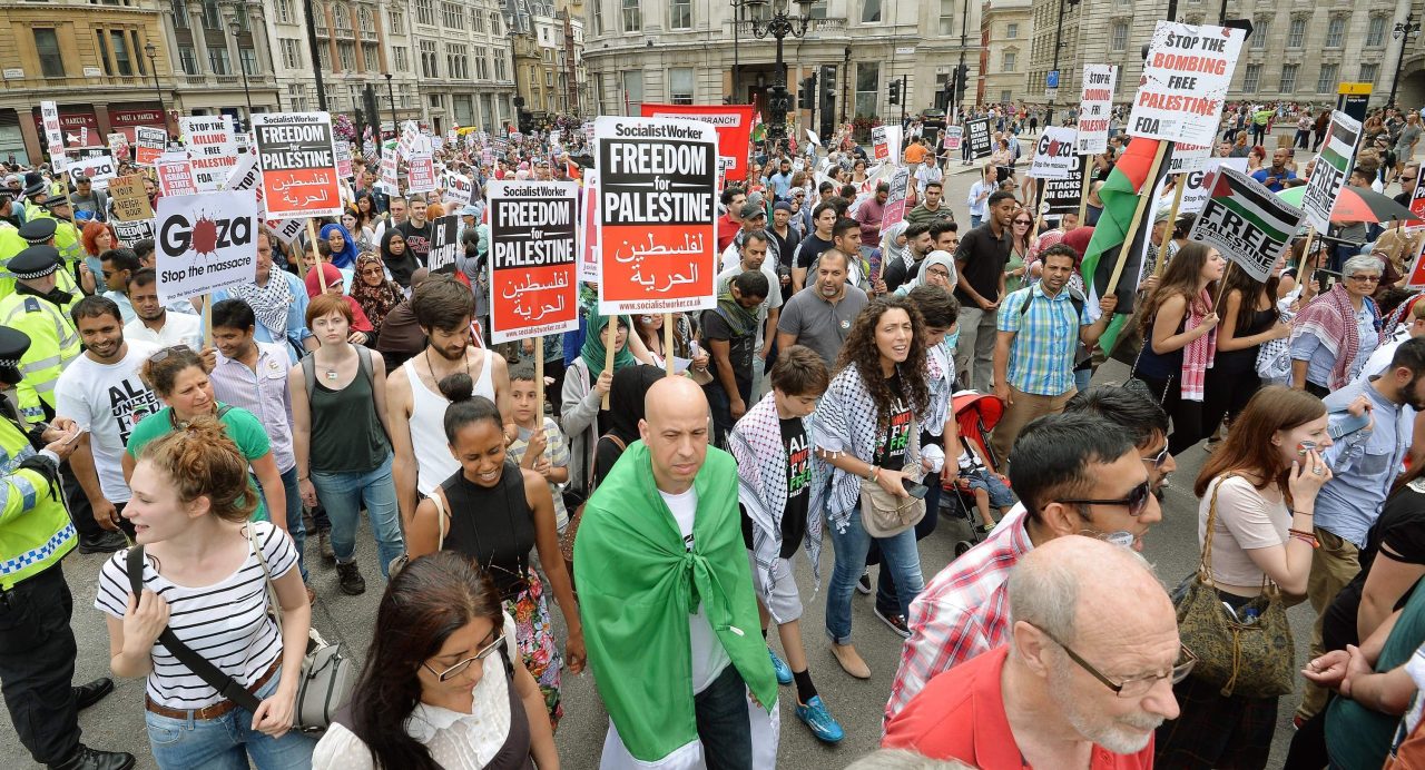 Crowd of 100,000 expected to attend Glasgow demonstration calling for Gaza ceasefire