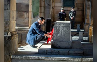 Scotland falls silent to honour fallen on Remembrance Sunday as services take place across country