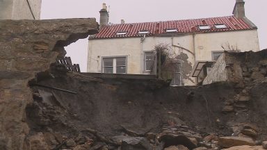 Pittenweem residents fear for homes after sea wall collapse