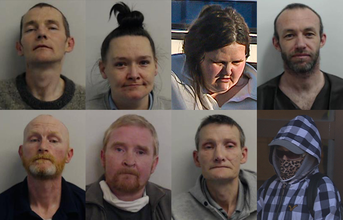 Top row, left to right: Iain Owens, Elaine Lannery, Lesley Williams, Paul Brannan. Bottom row, left to right: Barry Watson, Scott Forbes, John Clark, and Marianne Gallagher.