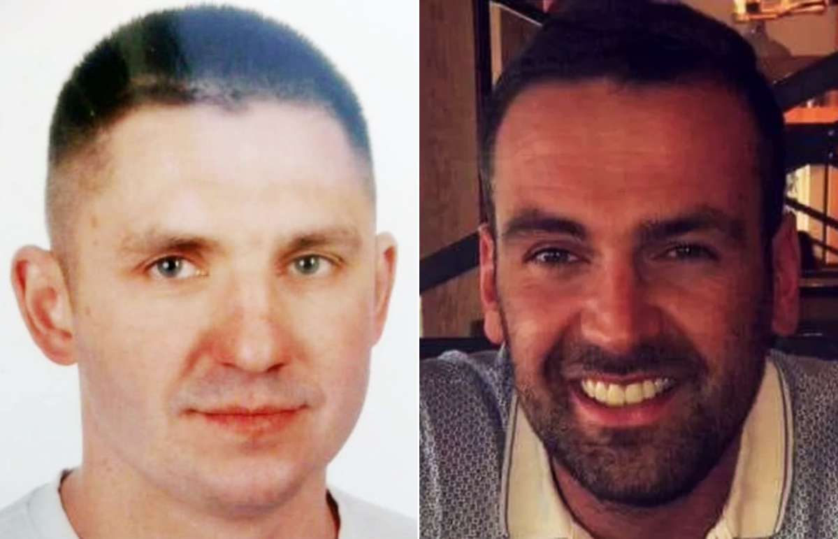 Murder victims: Rafal Lyko (left) and Gary More (right).